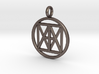 United "I AM" 3d Pendant 38mm Silver Dollar size 3d printed 
