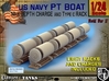1-24 PT Boat Depth Charge W Rack Set 3 3d printed 