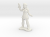 Female Security Officer 3d printed 