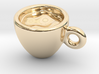 Coffee Cup Earring Or Pendant 3d printed 