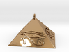 Pyramid Pendant (Engraved) 3d printed 