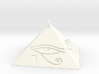 Pyramid Pendant (Engraved) 3d printed 