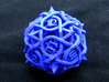 Spindown Thorn d20 3d printed In Royal Blue Strong & Flexible Polished
