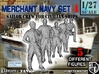1-27 Merchant Navy Crew Set 4 3d printed 