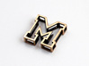 Small Letter M Pendant 3d printed 