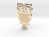 Retro Owl Pendant 3d printed 
