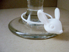 Bunny Wine Glass Charm 3d printed bunny wine glass charm