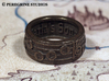 Ring - Saria's Song 3d printed Polished Bronze Steel