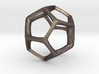 Dodecahedron 6cm tall 3d printed 