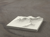4''/10cm Table Mountain, South Africa 3d printed Radiance rendering of model, looking South