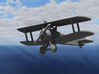 Sopwith 2F1 "Ship's Camel" 3d printed Computer render of 1:144 Sopwith 2F1 Camel