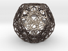 Truncated Dodecahedron 4.2" 3d printed 