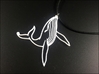 Whale Pendant 3d printed 