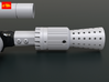 TFA Flash Hider & Bull Barrel w/ sight 3d printed TFA Flash Hider & Bull Barrel w/ sight detail