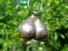 Breasts-shaped hollow keychain/pendant/aromapendan 3d printed 