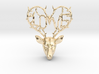 Love Deer Pendant 3d printed 