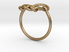 Heart Knot Ring 3d printed 