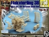 1-50 Flakvierling 38 For A-Wagen 3d printed 