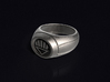 Black Lantern Ring 3d printed 3D render of the ring. Does not come with enamel paint applied.