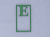 Bookmark Monogram. Initial / Letter  E  3d printed 
