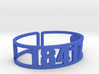 Blue Ridge Zip Cuff 3d printed 