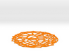 Coaster - Voronoi #4 (13 cm) 3d printed 