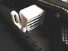 YZ4 - Speedo Fan Cooler & Wire Guide ( 25x25mm ) 3d printed 