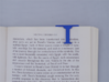 Bookmark Monogram. Initial / Letter I  3d printed 