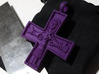 Virgin Mary Cross Pendant 3d printed Unpainted