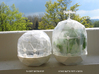MGD-10 (30x): A Set with 30 A-Connectors 3d printed Flexible Mini Greenhouse-Dome with Pot (Sets short and long + sign). Own 3D-prints with PLA.
