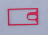 Bookmark Monogram. Initial / Letter U 3d printed 