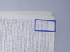 Bookmark Monogram. Initial / Letter V 3d printed 