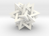 Orderly Tangle 03 - Tetrastar (Five Tetrahedra) 3d printed 