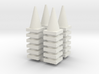 Road Cone Stack (4Pack) 1-64 Scale 3d printed 