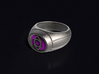 Indigo Lantern Ring 3d printed 3D render of the ring. Does not come with enamel paint applied.