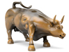 Wall Street Bull 3d printed 3D render