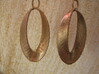 Sinusoidal 3 Earrings 3d printed 