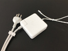 Macbook Cable Clip Lifehack 3d printed 