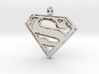 Superman Necklace 3d printed 