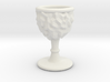 DRAW goblet - inverted geode with stem 3d printed 