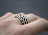 Trous Ring 3d printed Stainless Steel