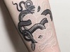 Snake tattoo 3d printed tattoo skin