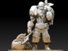 Barbarian Warrior Figurine 3d printed 