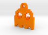 Pac Man Ghost 8-bit Earring 2 (looks down | moving 3d printed 