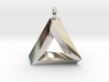 Penrose Triangle - Pendant (3.5cm | 3.5mm O-Ring) 3d printed 