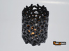 Coraline Tealight 6 Ceramic Colors 3d printed Gloss Black Ceramics - printed
