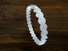 Turk's Head Knot Ring 2 Part X 25 Bight - Size 26. 3d printed 