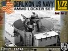 1/72 Oerlikon US Navy Ammo Locker SET 3d printed 