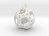 Dodecahedron inside a Dodecahedron Pendant  3d printed 