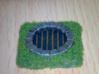 Fantasy Sewer Grate x3 Batch 3d printed hand painted example